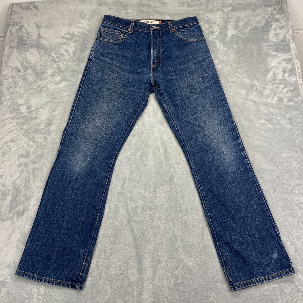 Vtg Levi's Jeans Mens 33x32 Blue Denim Medium Wash 517 Bootcut Leg Streetwear